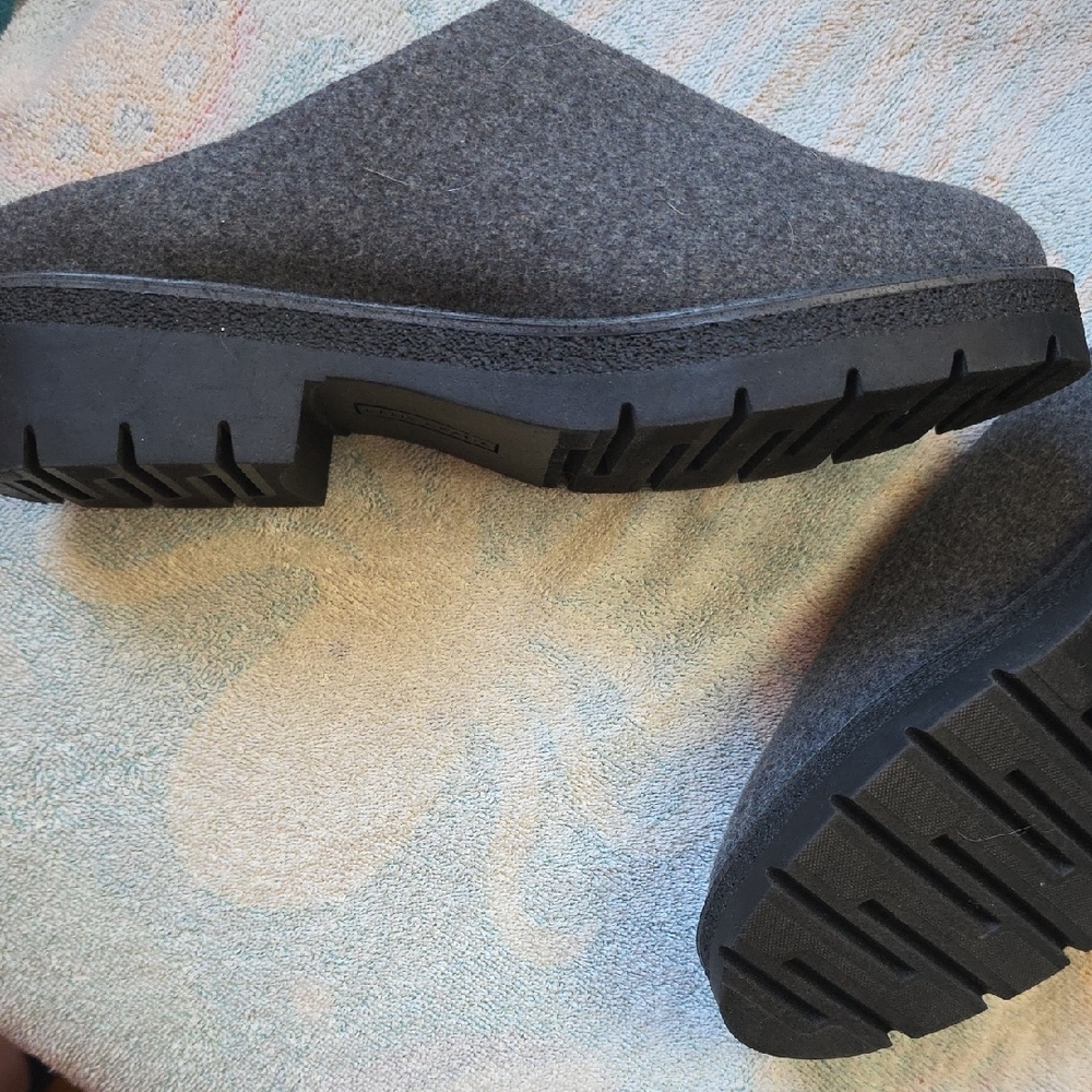Kelly & Katie Charcoal Mules - Picture 3 of 3